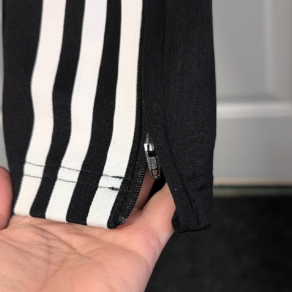 adidas Black and White Track Pants - Picture 8 of 12